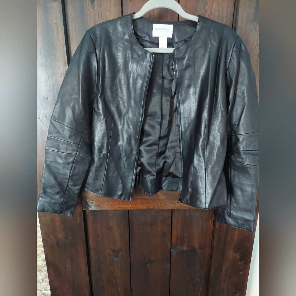 Vintage Hugo Buscati Leather Jacket